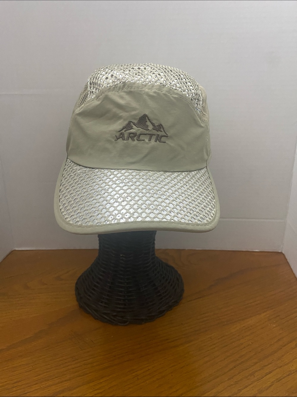 Arctic Air Hat Cap Gray Silver Cooling Mesh Unisex